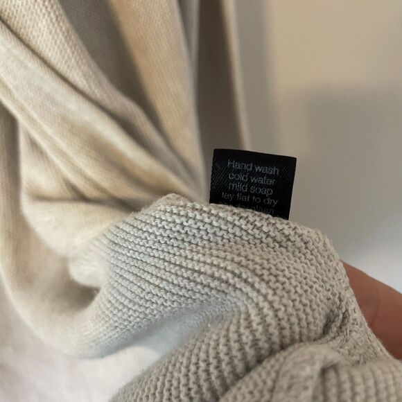 Peruvian Connection Women’s Pima Cotton Links Swing Open Front Cardigan Sz XS - Picture 4 of 6